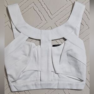 NWOT Endless Rose White Structured Tank Top